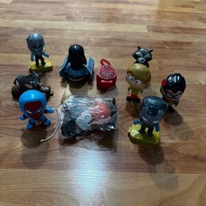 McDonald’s Toys Lot Of 10 Toys Space Jam, Star Wars, Marvel And More - 1 Sealed